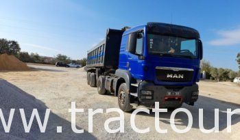 À vendre Tracteur routier Man TGS 19.400 avec semi remorque benne TP Sicame complet
