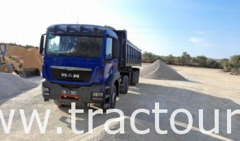 À vendre Tracteur routier Man TGS 19.400 avec semi remorque benne TP Sicame complet