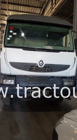 À vendre tracteur routier Renault Kerax 380 DXI avec semi remorque plateau avec ridelles complet