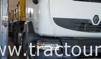 À vendre tracteur routier Renault Kerax 380 DXI avec semi remorque plateau avec ridelles complet