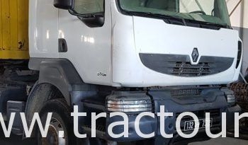 À vendre tracteur routier Renault Kerax 380 DXI avec semi remorque plateau avec ridelles complet