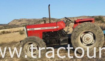 À vendre Tracteur Massey Ferguson 390 (1990) complet
