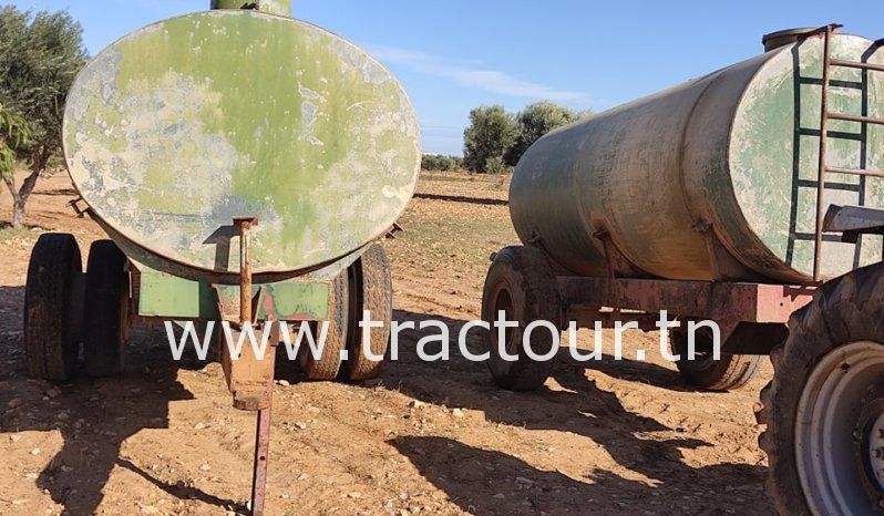 À vendre Tracteur Lamborghini Cross 674-70 N avec 2 semi-remorques agricoles citernes et une semi remorque agricole benne complet