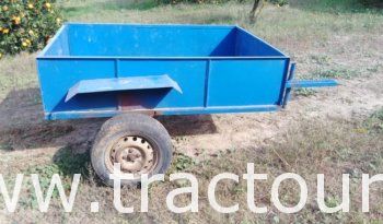 À vendre Semi remorque agricole benne pour micro tracteur complet