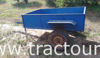 À vendre Semi remorque agricole benne pour micro tracteur complet