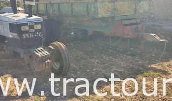 À vendre Tracteur Lamborghini Cross 674-70 N avec 2 semi-remorques agricoles citernes et une semi remorque agricole benne complet