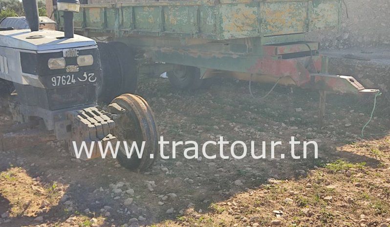 À vendre Tracteur Lamborghini Cross 674-70 N avec 2 semi-remorques agricoles citernes et une semi remorque agricole benne complet