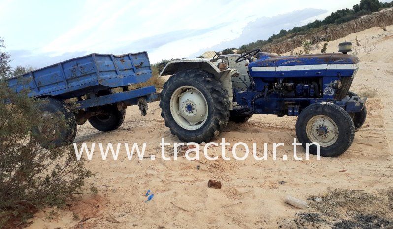 À vendre Tracteur Farmtrac 60 avec semi remorque agricole benne complet