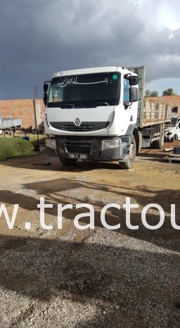 À vendre Camion plateau avec ridelles Renault Premium Lander 320 DXI complet