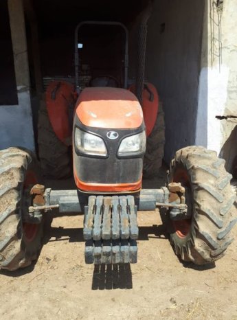 À vendre Tracteur Kubota M9540 avec semi remorque agricole benne SKF complet