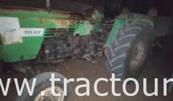 À vendre Tracteur Deutz M 70 07 complet