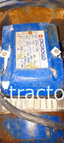 À vendre motopompe électrique Pedrollo 2 ch – 220 V – débit 140 L/min à 26m (Made in Italy) complet