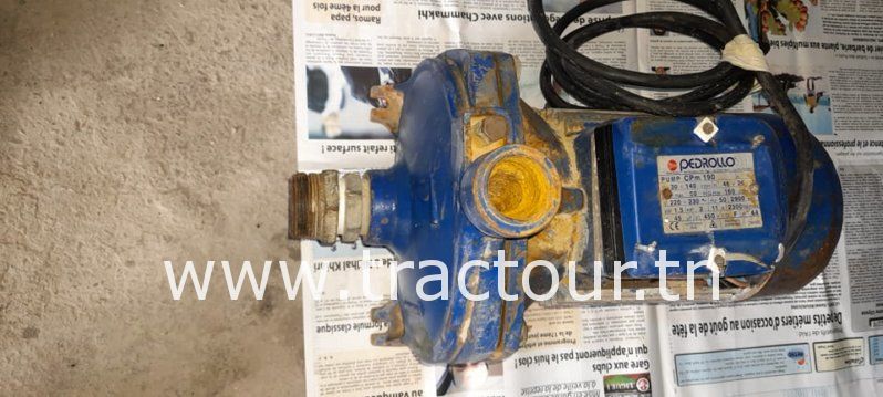 À vendre motopompe électrique Pedrollo 2 ch – 220 V – débit 140 L/min à 26m (Made in Italy) complet