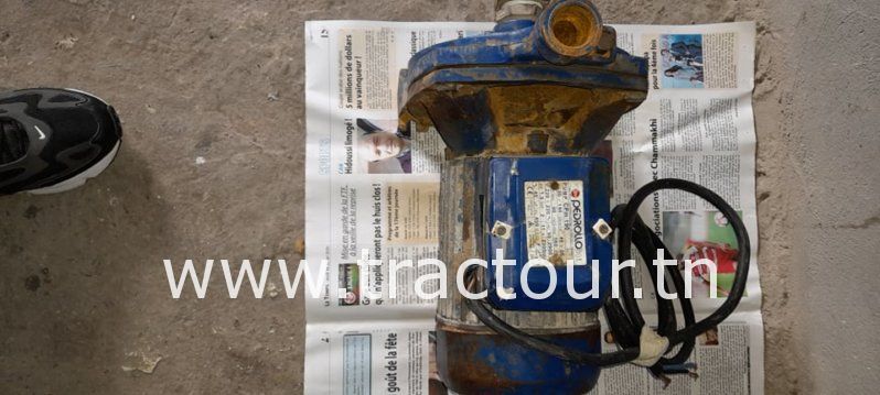À vendre motopompe électrique Pedrollo 2 ch – 220 V – débit 140 L/min à 26m (Made in Italy) complet