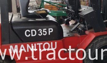 À vendre Chariot élévateur diesel Manitou CD 35 P 3.5 tonnes (2015) complet