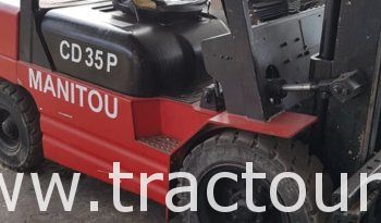 À vendre Chariot élévateur diesel Manitou CD 35 P 3.5 tonnes (2015) complet