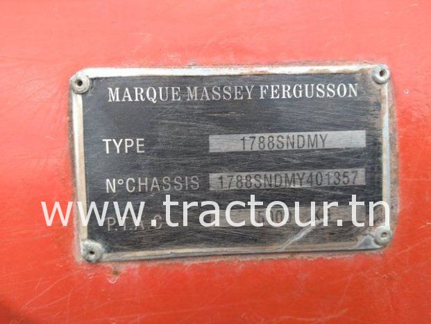 À vendre Tracteur Massey Ferguson 178 complet