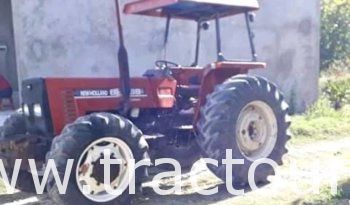 À vendre Tracteur Fiat – New Holland 80-66S avec semi remorque agricole benne complet