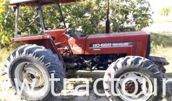 À vendre Tracteur Fiat – New Holland 80-66S avec semi remorque agricole benne complet