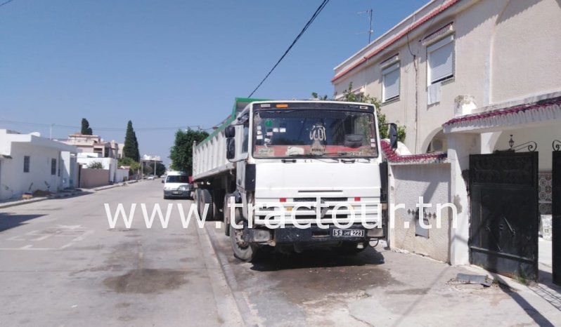 À vendre Tracteur Renault Major R340 avec semi remorque benne TP Tunicom 30 tonnes complet