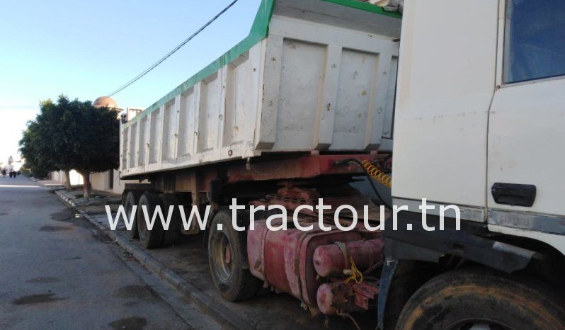 À vendre Tracteur Renault Major R340 avec semi remorque benne TP Tunicom 30 tonnes complet