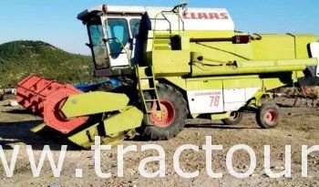 À vendre Moissonneuse batteuse Claas Dominator 76 avec moteur Mercedes complet