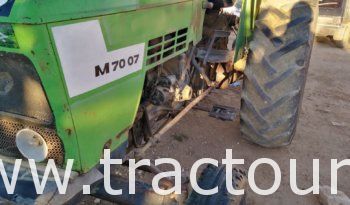 À vendre Tracteur Deutz M 7007 Mateur complet