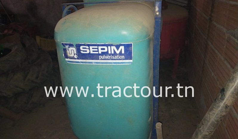 À vendre Pulvérisateur porté 600 litres Sepim sans pompe complet