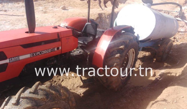 À vendre Tracteur Same Explorer II 80 avec semi remorque agricole citerne 5000 litres complet