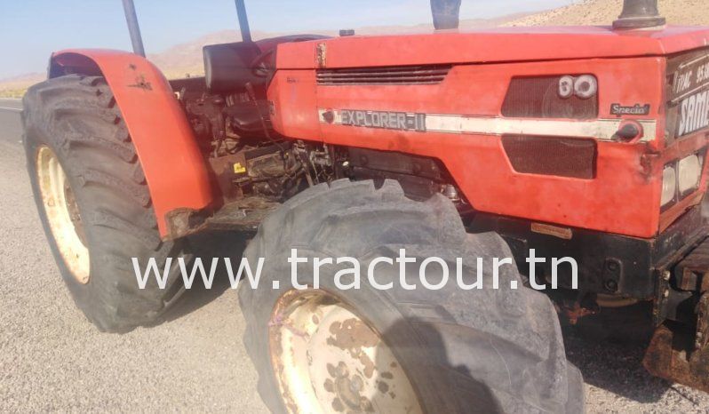 À vendre Tracteur Same Explorer II 80 avec semi remorque agricole citerne 5000 litres complet