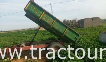À vendre Semi remorque agricole benne standard complet