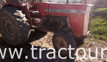 À vendre Tracteur Massey Ferguson 265 sans carte grise complet