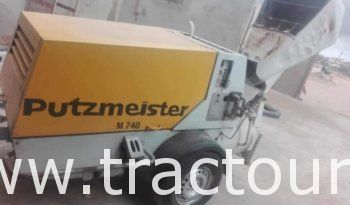 À vendre Pompe à chape Putzmeister M740 avec moteur Deutz 1011 3 cylindres complet