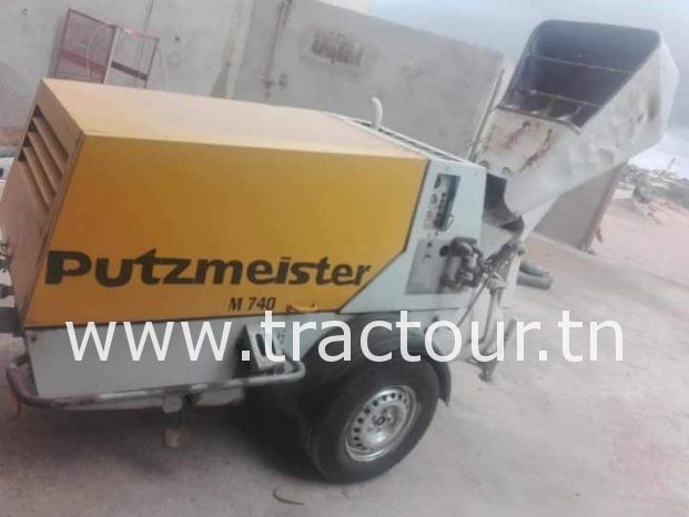 À vendre Pompe à chape Putzmeister M740 avec moteur Deutz 1011 3 cylindres complet