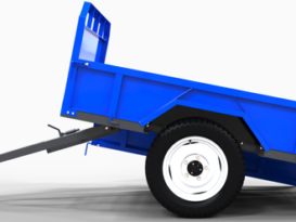 À vendre Remorque motoculteur 150×110 cm – 1 Tonnes complet