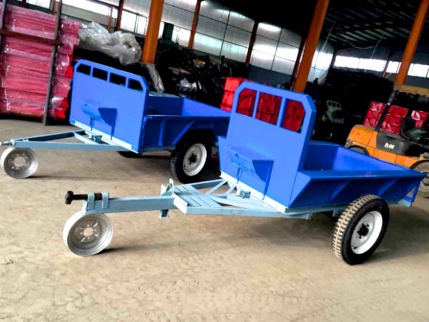 À vendre Remorque motoculteur 150×110 cm – 1 Tonnes complet