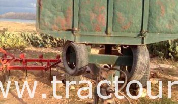 À vendre Tracteur Landini 7860 avec semi remorque benne et canadienne 13 dents complet