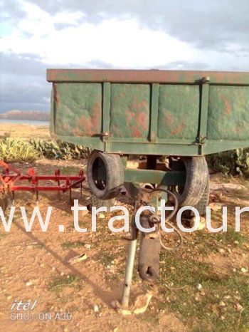 À vendre Tracteur Landini 7860 avec semi remorque benne et canadienne 13 dents complet
