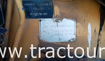 À vendre Tractopelle Caterpillar 428 C complet