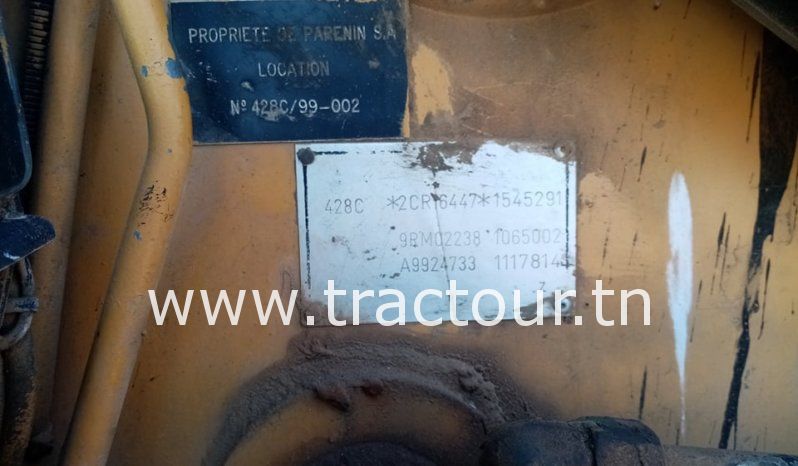 À vendre Tractopelle Caterpillar 428 C complet