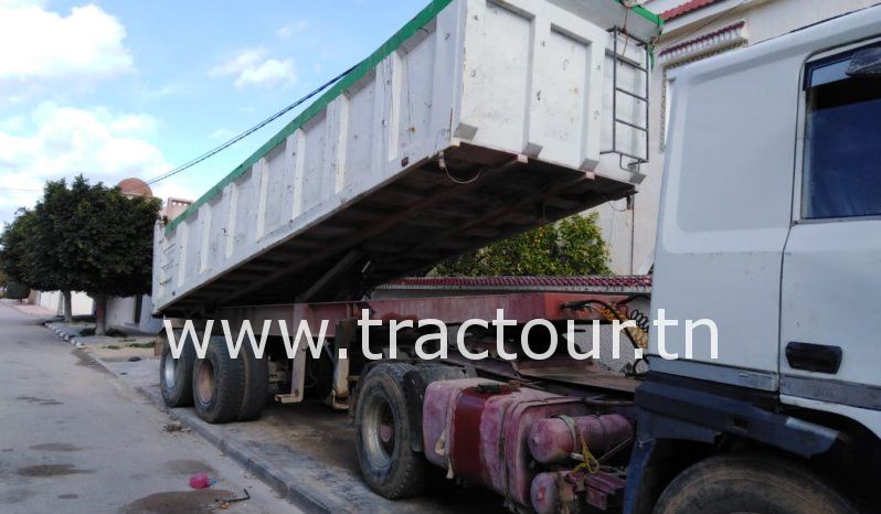 À vendre Tracteur Renault Major R340 avec semi remorque benne TP Tunicom 30 tonnes complet