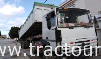 À vendre Tracteur Renault Major R340 avec semi remorque benne TP Tunicom 30 tonnes complet