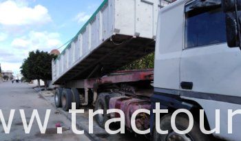 À vendre Tracteur Renault Major R340 avec semi remorque benne TP Tunicom 30 tonnes complet