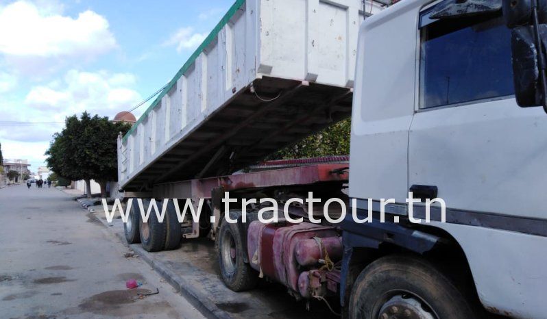 À vendre Tracteur Renault Major R340 avec semi remorque benne TP Tunicom 30 tonnes complet