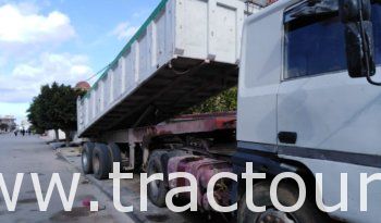 À vendre Tracteur Renault Major R340 avec semi remorque benne TP Tunicom 30 tonnes complet