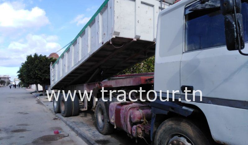 À vendre Tracteur Renault Major R340 avec semi remorque benne TP Tunicom 30 tonnes complet