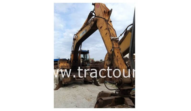 À vendre Pelle sur pneus avec grappin Hyundai Robex 210 LC-7 complet