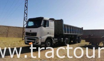 À vendre Tracteur routier Volvo FH 400 avec semi remorque benne TP complet