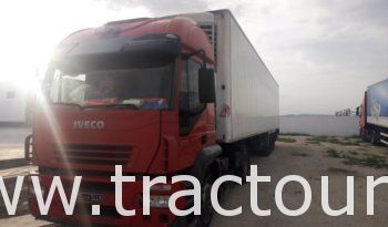 À vendre Tracteur routier Iveco Stralis 430 avec semi remorque fourgon frigorifique complet