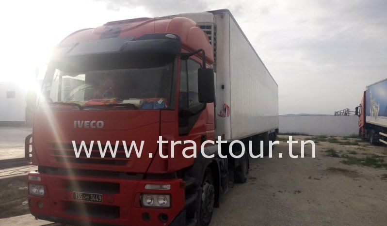 À vendre Tracteur routier Iveco Stralis 430 avec semi remorque fourgon frigorifique complet
